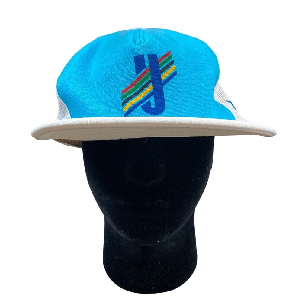 Vintage Asics Made in Japan Adjustable Mesh Cap Hat Size L